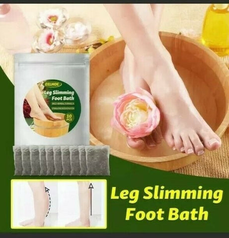 10 Pcs Lympatic Drainage Ginger Foot Soak Cleansing Detox Anti Edema Leg Spa USA - Cuts on Time